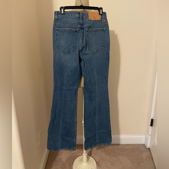 Ulla Johnson Dark Blue Straight Leg Jeans - Picture 2 of 4
